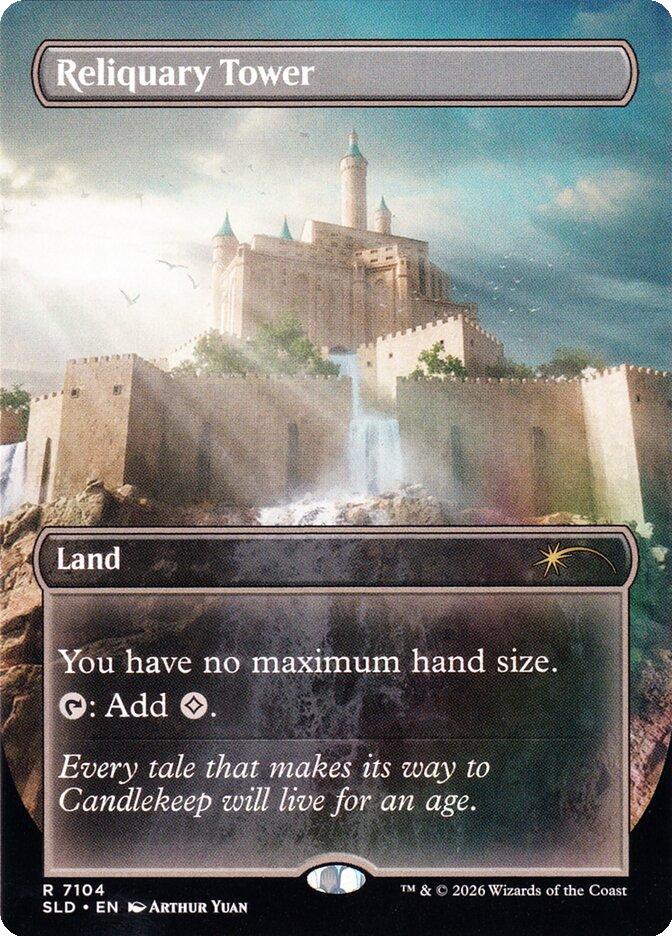 Reliquary Tower [7104] [Borderless] [D&D: Lands of the Forgotten Realms] [Secret Lair Drop] [Non-Foil]
