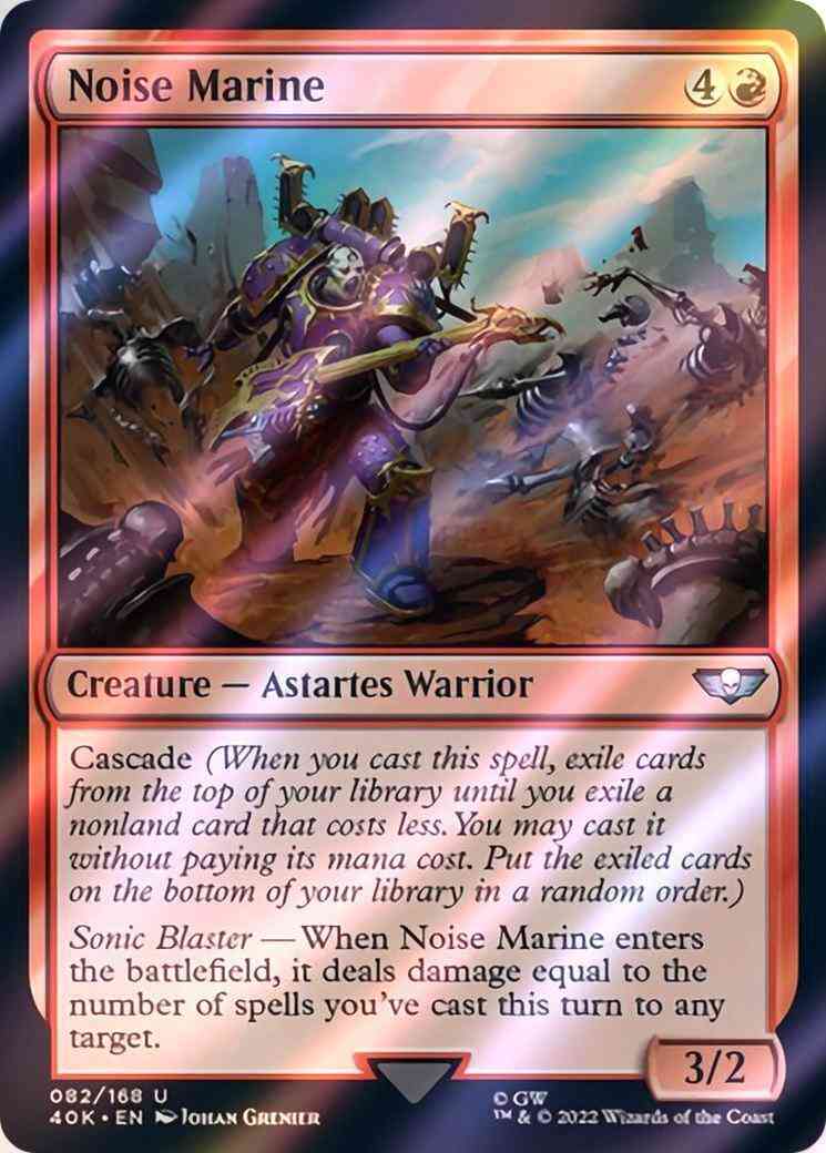 Noise Marine [82] [Universes Beyond: Warhammer 40,000] [Surge Foil]