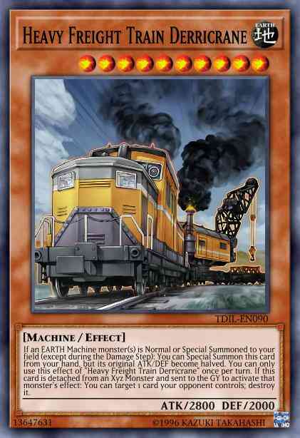 Heavy Freight Train Derricrane - INCH-EN046 - Super Rare - 1st Edition