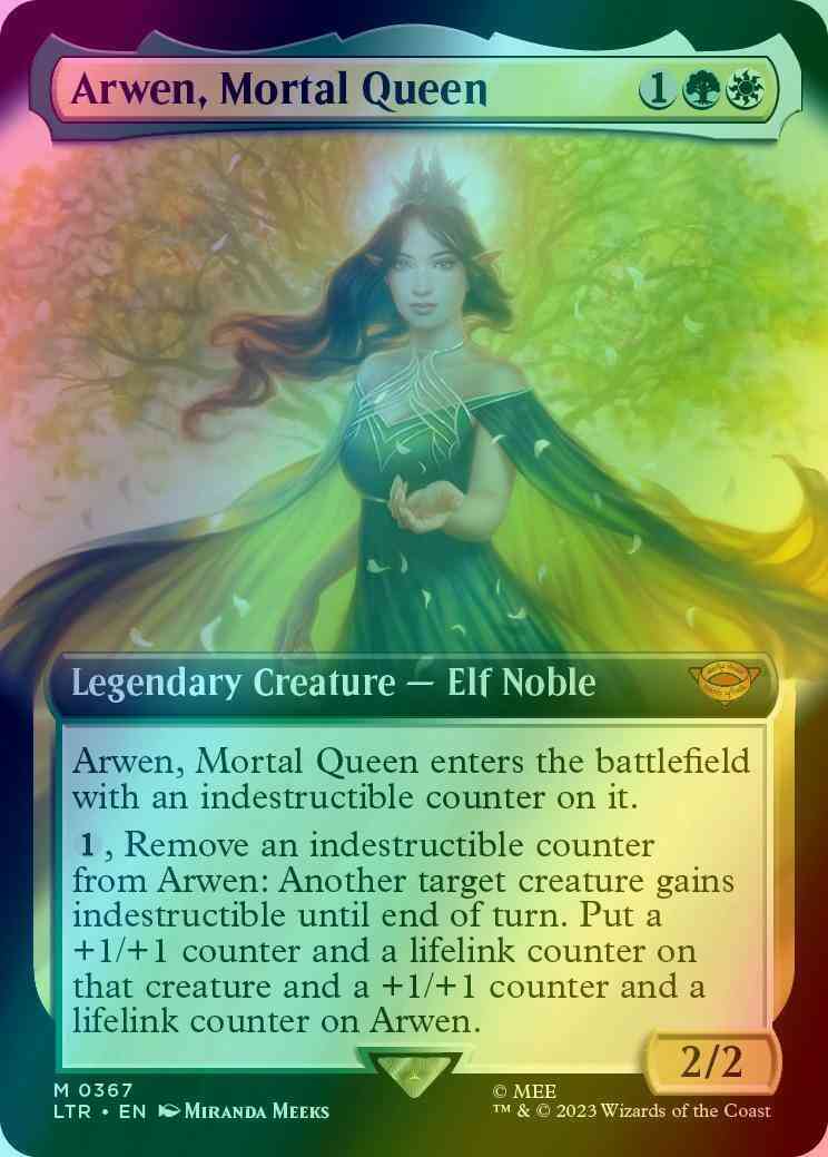 Arwen, Mortal Queen [367] [Extended Art] [The Lord of the Rings: Tales of Middle-earth] [Foil]