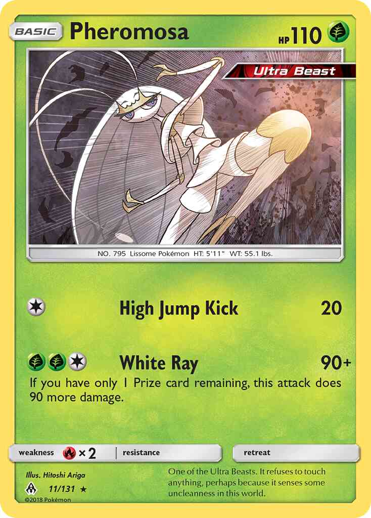 Pheromosa - 11/131 - Rare [sm6-11] [Reverse Holo]