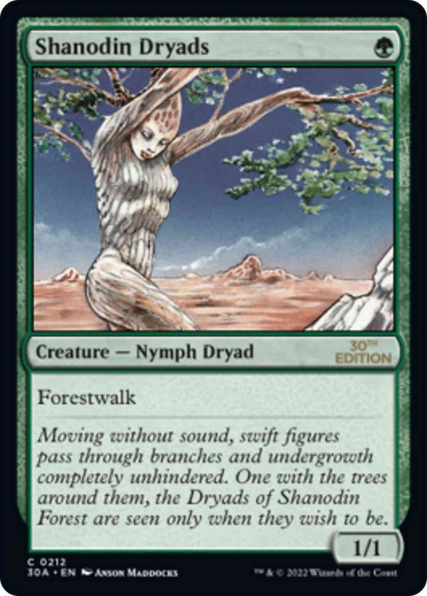 Shanodin Dryads [212] [30th Anniversary Edition] [Non-Foil]