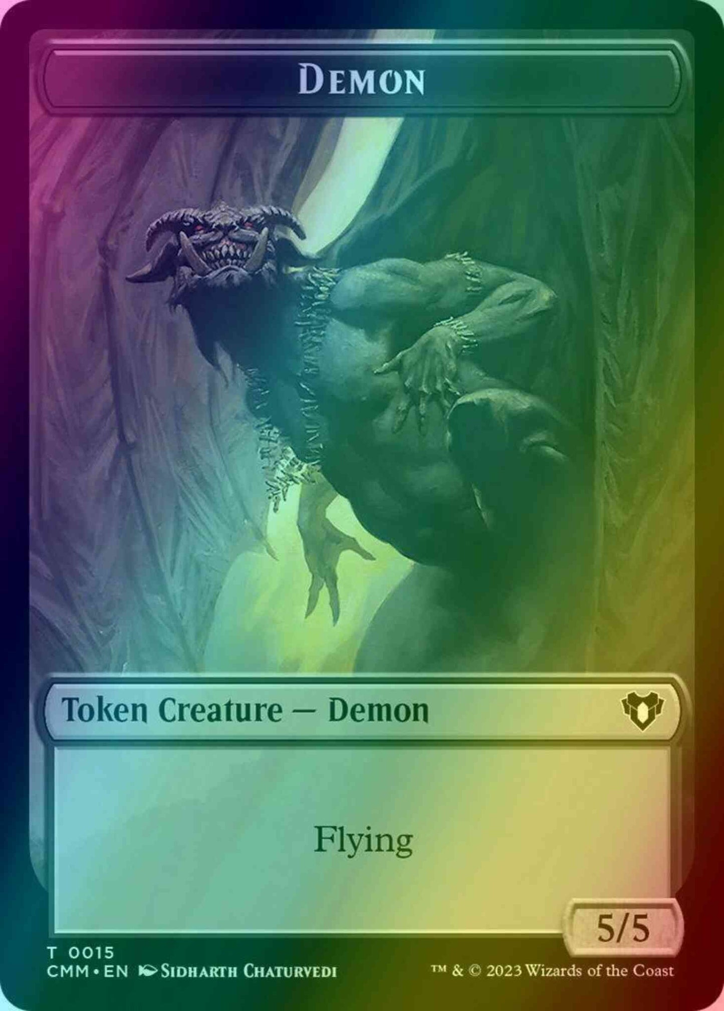 Demon Token (15) // Treasure Token (48) [Commander Masters: Tokens] [Foil]