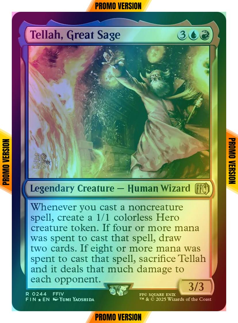 Tellah, Great Sage [244s] [Prerelease] [FINAL FANTASY: Promos] [Foil]