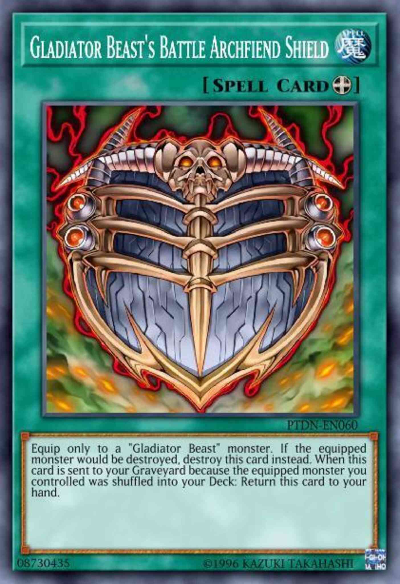 Gladiator Beast's Battle Archfiend Shield - AP03-EN022 - Common - Unlimited