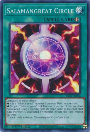 Salamangreat Circle - RA03-EN066 - Super Rare - 1st Edition