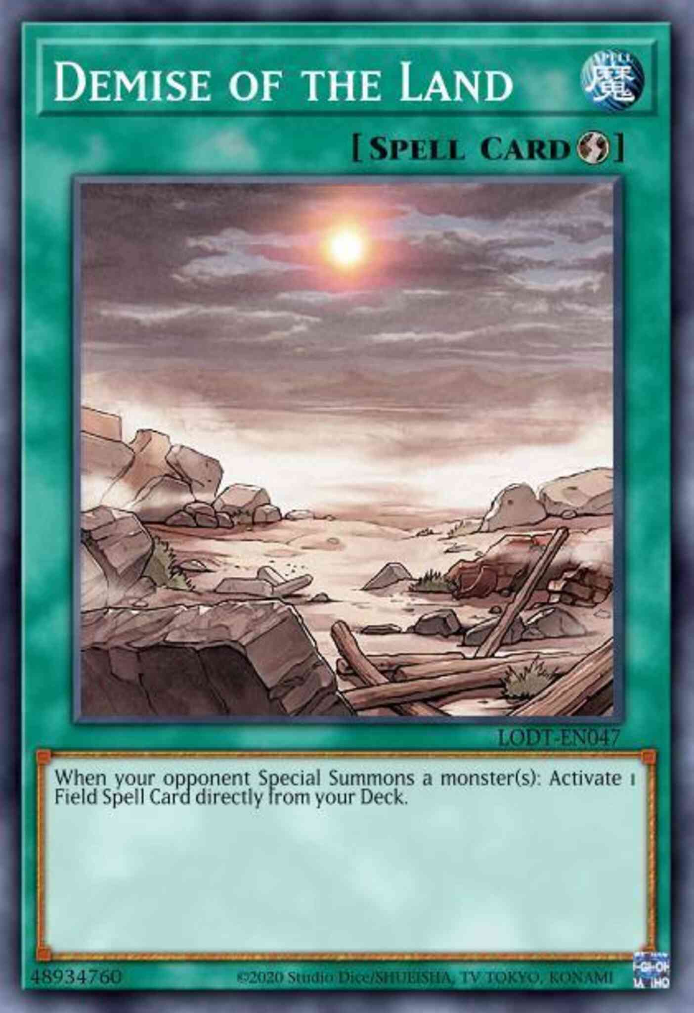 Demise of the Land - LODT-EN047 - Common - 1st Edition