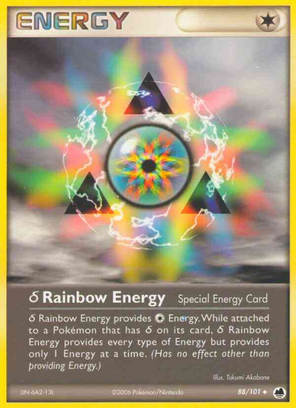 δ Rainbow Energy - 88/101 - Uncommon [ex15-88] [Non-Holo]
