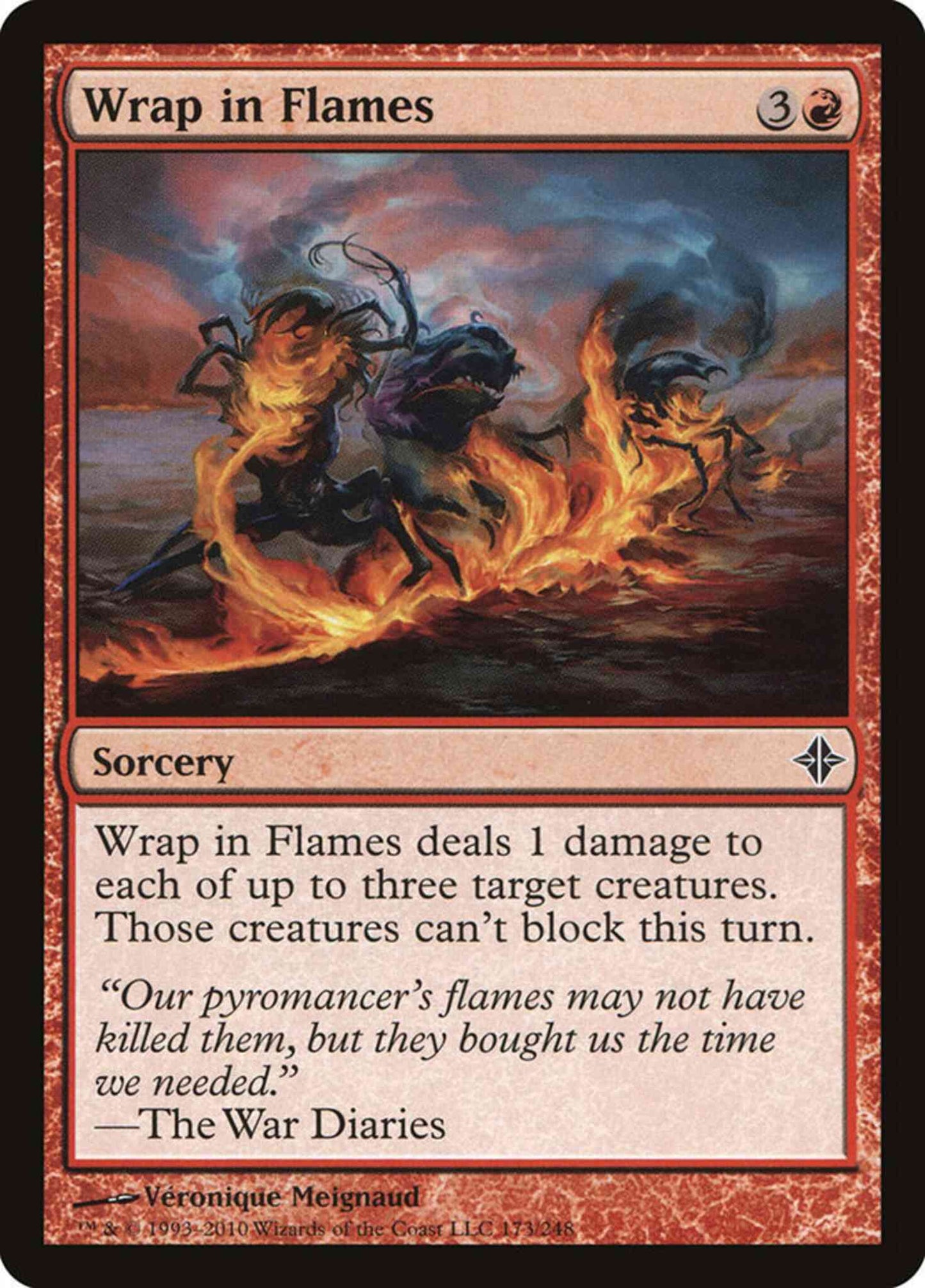 Wrap in Flames [173] [Rise Of The Eldrazi] [Non-Foil]