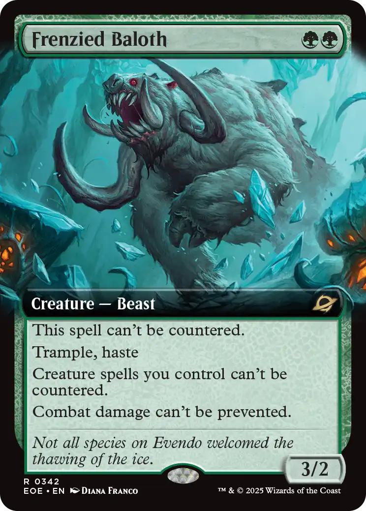 Frenzied Baloth [342] [Extended Art] [Edge of Eternities] [Non-Foil]