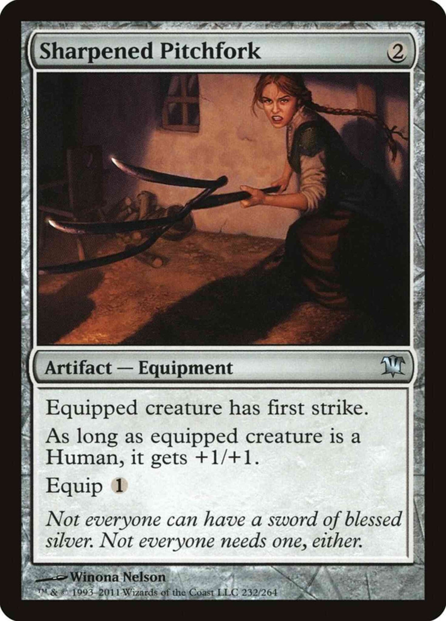 Sharpened Pitchfork [232] [Innistrad] [Non-Foil]