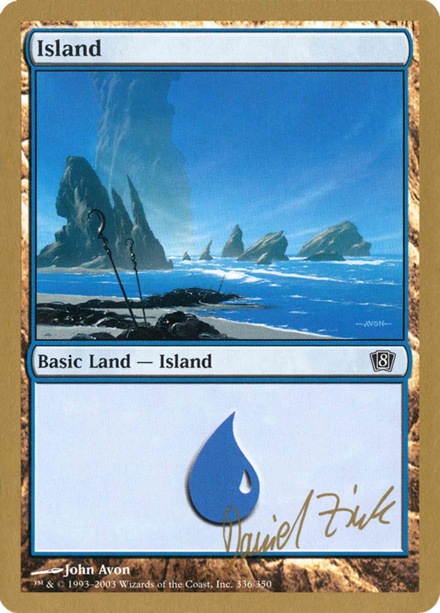 Island [dz336] [Daniel Zink] [336] [World Championship Decks 2003] [Non-Foil]