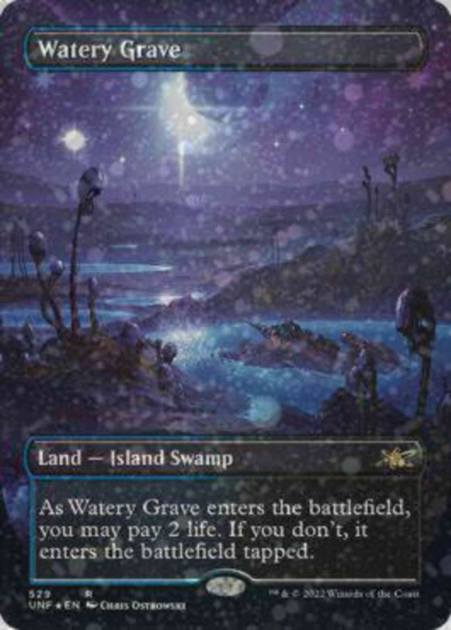 Watery Grave [529] [Borderless] [Unfinity] [Galaxy Foil]