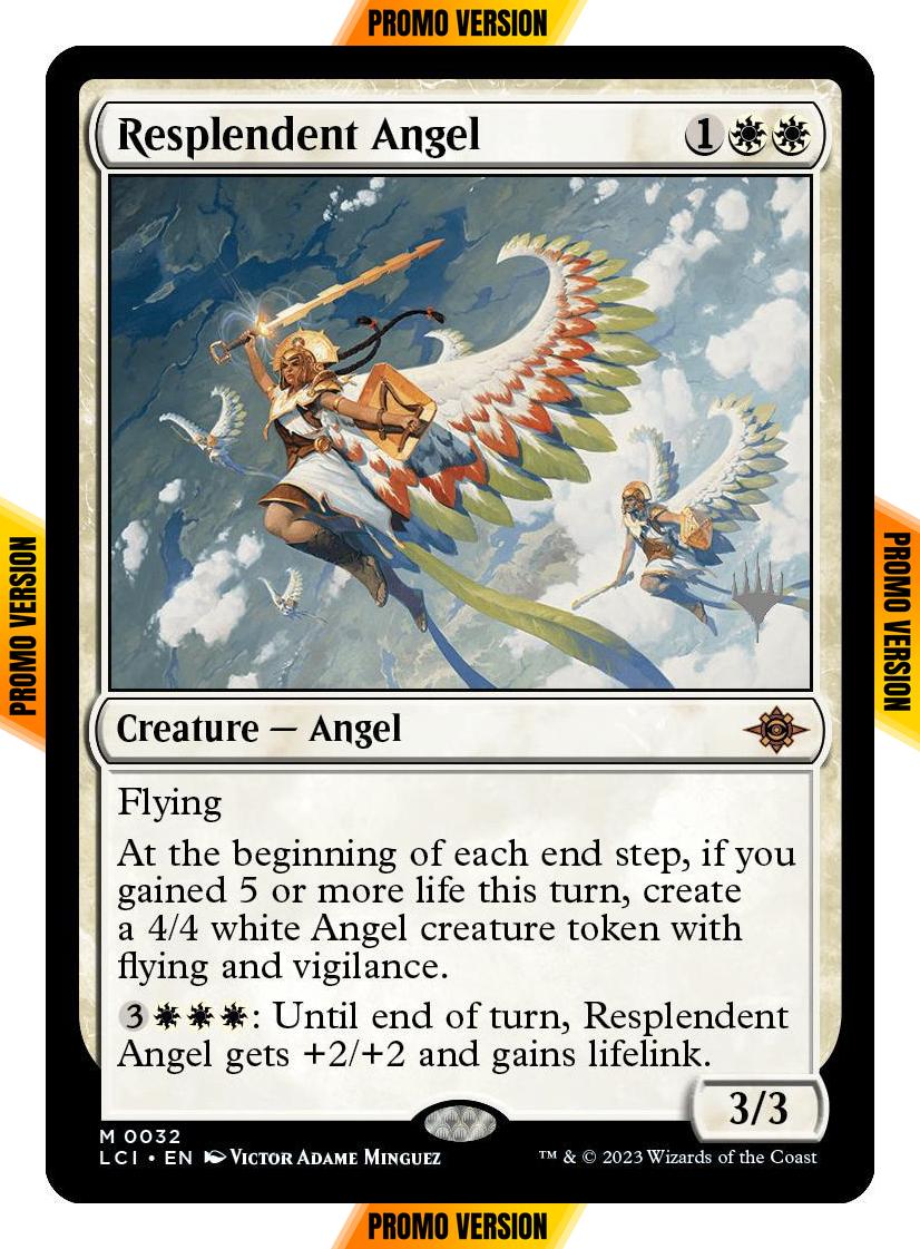 Resplendent Angel [32p] [Promo Pack] [The Lost Caverns of Ixalan: Promos] [Non-Foil]