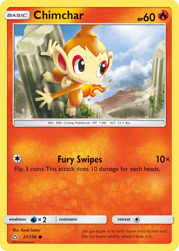 Chimchar - 21/156 - Common [sm5-21] [Non-Holo]