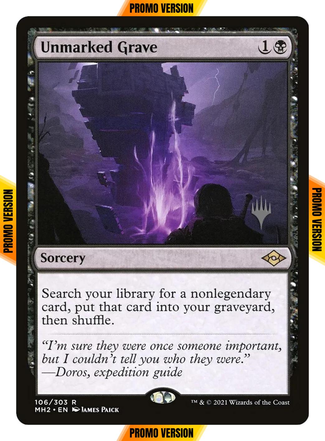 Unmarked Grave [106p] [Promo Pack] [Modern Horizons 2 Promos] [Non-Foil]