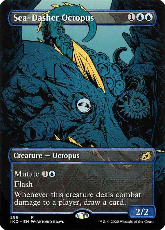 Sea-Dasher Octopus [286] [Alternate Art] [Ikoria: Lair of Behemoths] [Non-Foil]