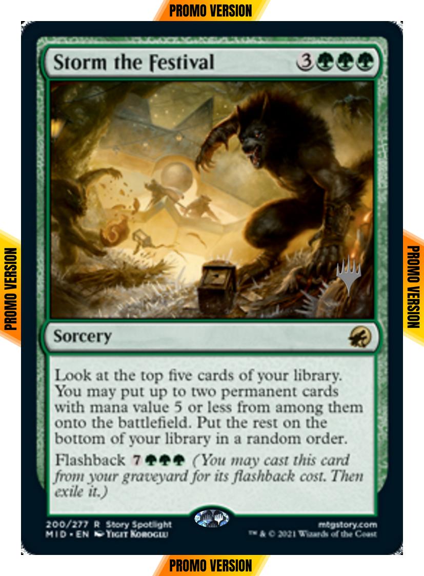 Storm the Festival [Promo Pack] [200p] [Innistrad: Midnight Hunt Promos] [Non-Foil]