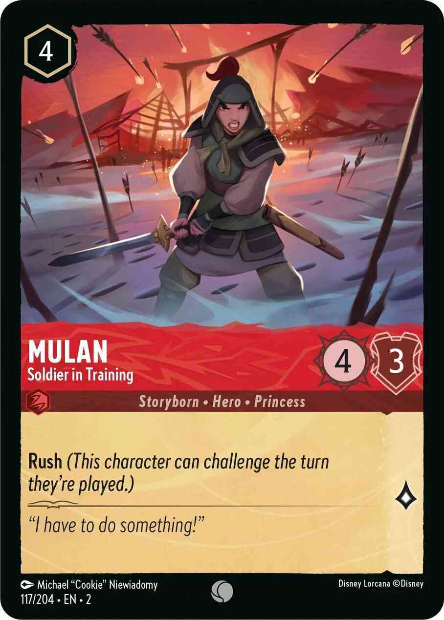 Mulan - Soldier in Training - 117/204 [Rise Of The Floodborn] [Non-Foil]