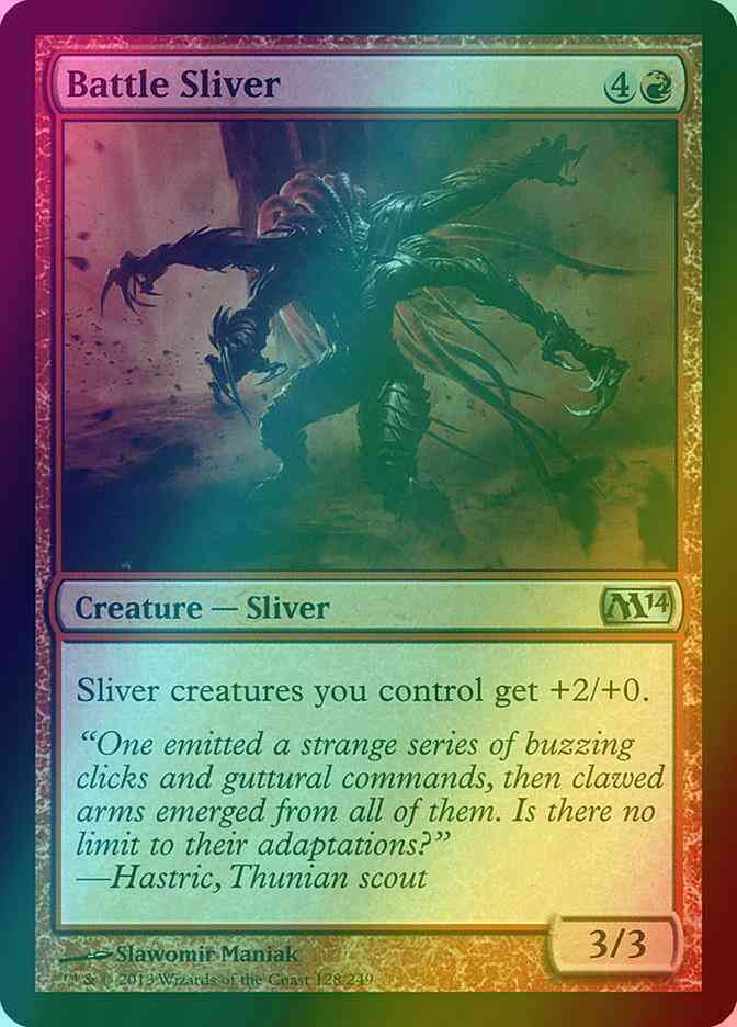 Battle Sliver [128] [Magic 2014] [Foil]