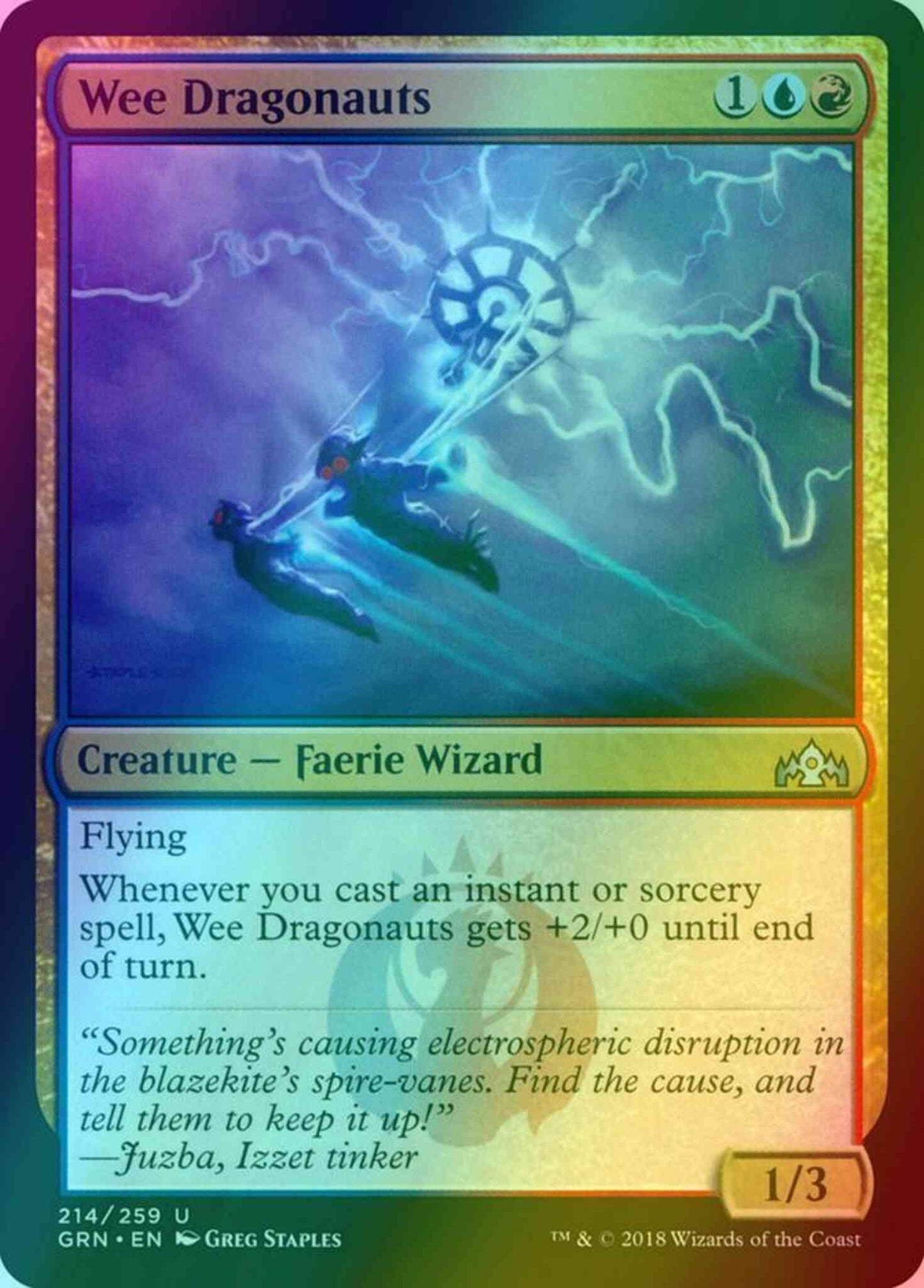 Wee Dragonauts [214] [Guilds of Ravnica] [Foil]