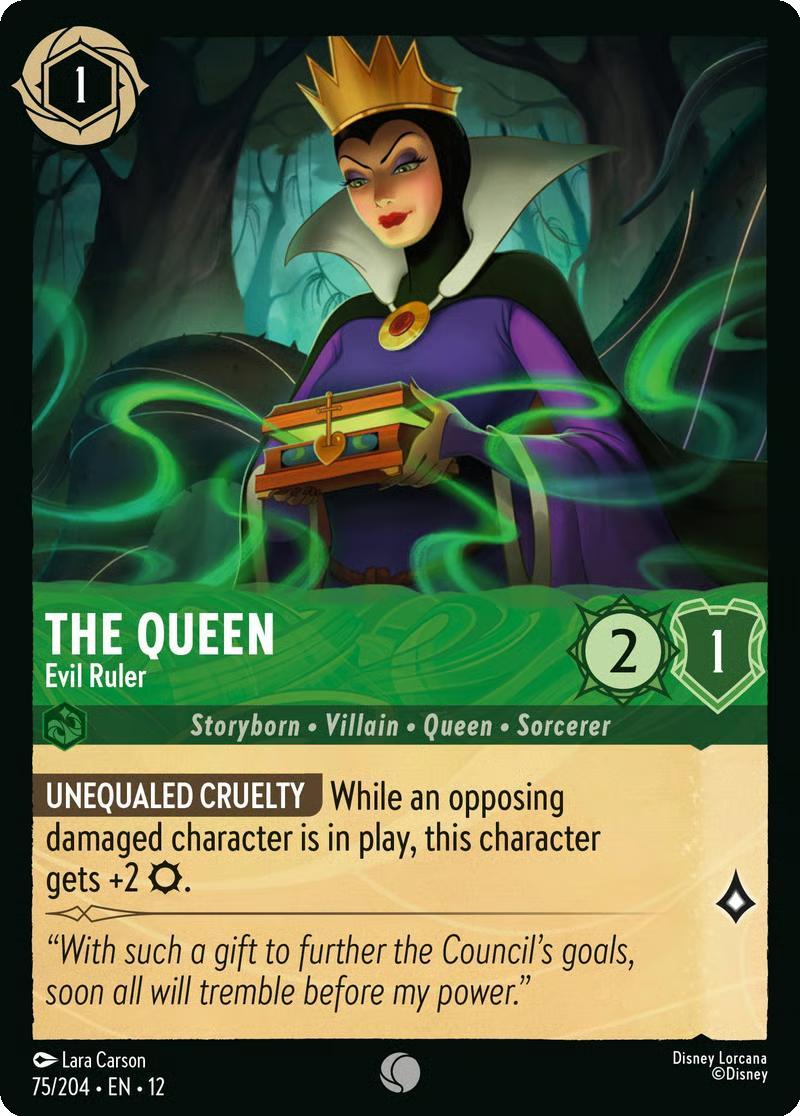 The Queen - Evil Ruler - 75/204 [Wilds Unknown] [Non-Foil]