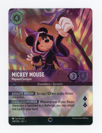 Mickey Mouse - Wayward Sorcerer — Enchanted|Holofoil — ID 19028