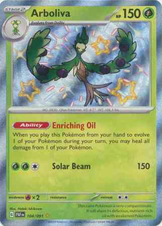 Arboliva - 104/091 - Shiny Rare [sv045-104] [Secret]