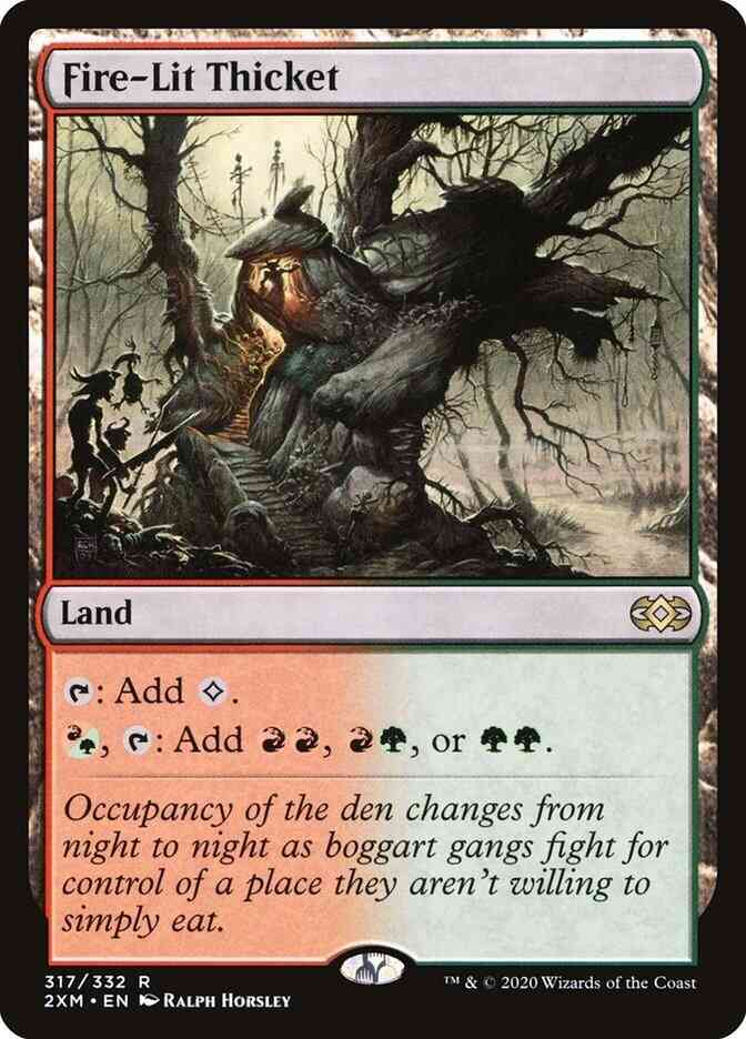 Fire-Lit Thicket [317] [Double Masters] [Non-Foil]