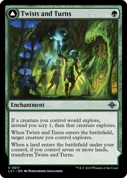 Twists and Turns // Mycoid Maze [217] [The Lost Caverns of Ixalan] [Non-Foil]