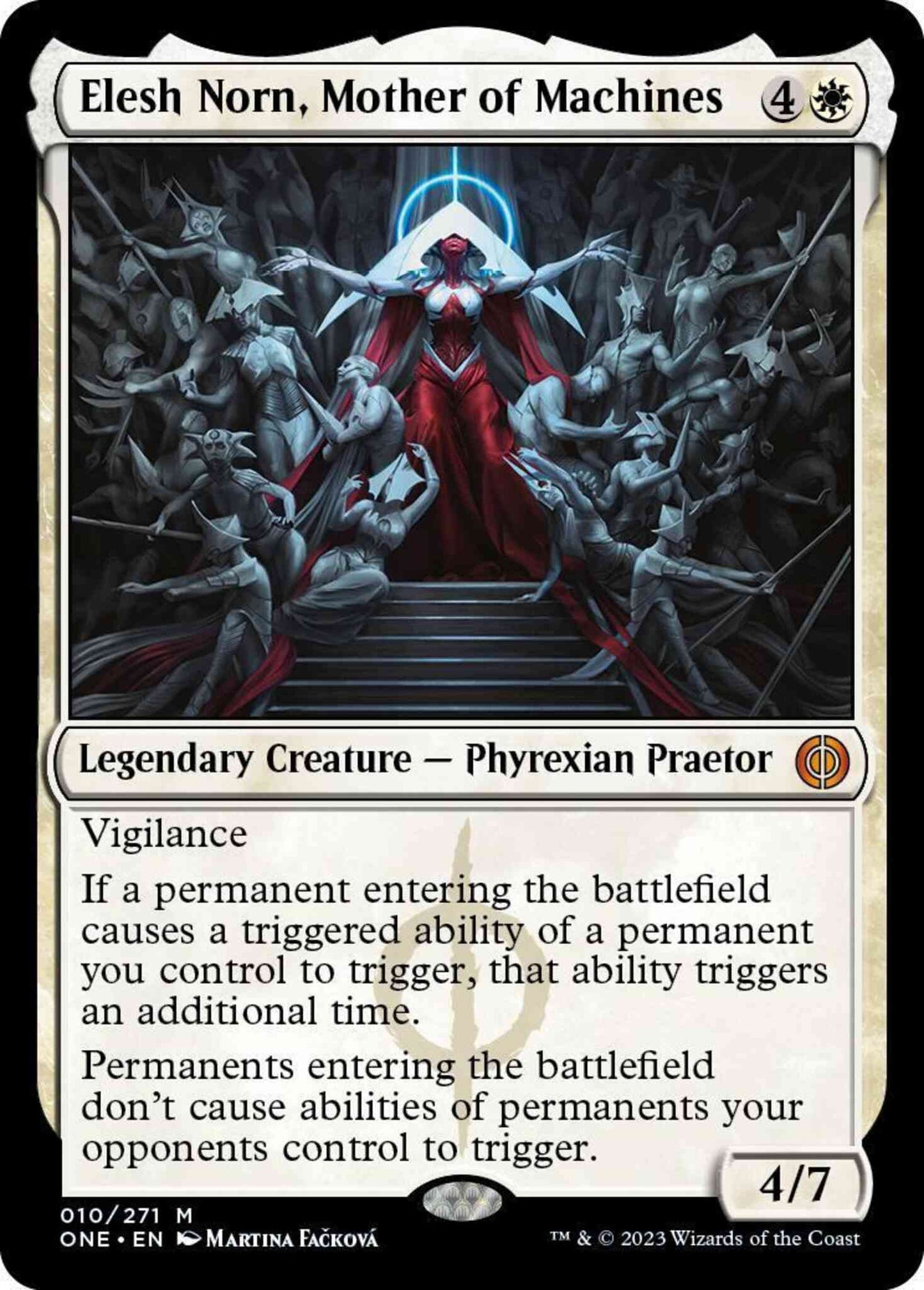 Elesh Norn, Mother of Machines [10] [Phyrexia: All Will Be One] [Non-Foil]