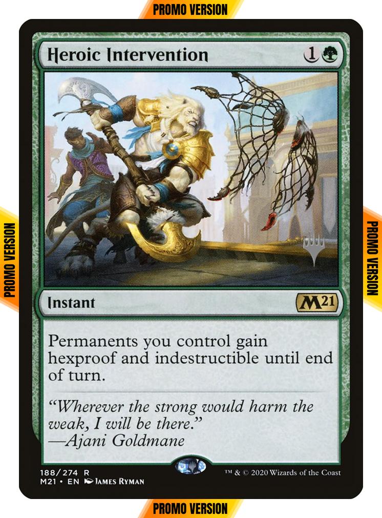 Heroic Intervention [Promo Pack] [188p] [Core Set 2021 Promos] [Non-Foil]
