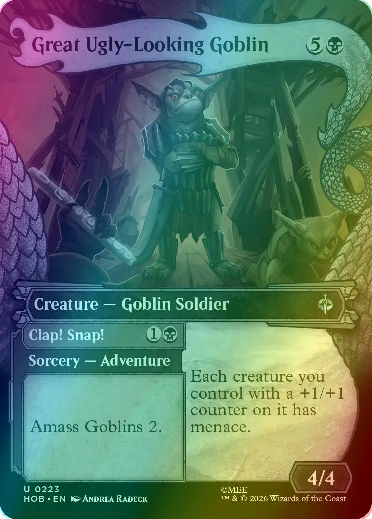 Great Ugly-Looking Goblin [223] [Borderless] [Dragon Hoard] [The Hobbit] [Foil]