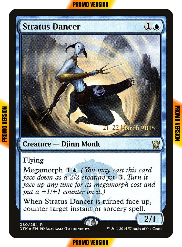 Stratus Dancer [80s] [Dragons of Tarkir Promos] [Foil]