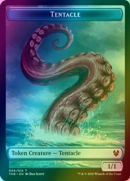 Human Soldier Token (02) // Tentacle Token (06) [Theros Beyond Death Tokens] [Foil]