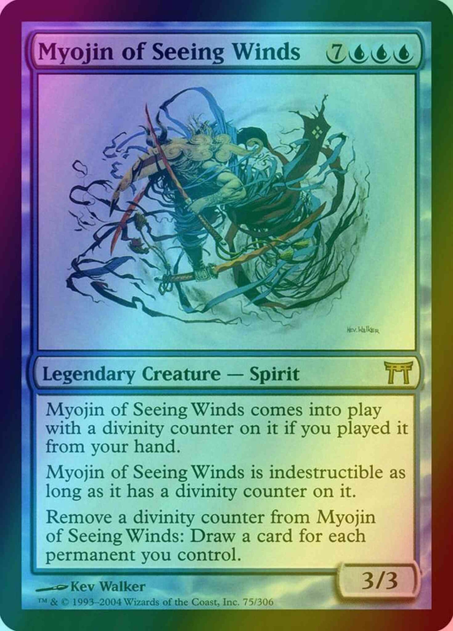 Myojin of Seeing Winds [75] [Champions of Kamigawa] [Foil]