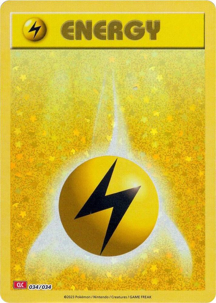 Basic Lightning Energy - 034/034 - Promo - CLC [tcgc-CLC034] [Holo]