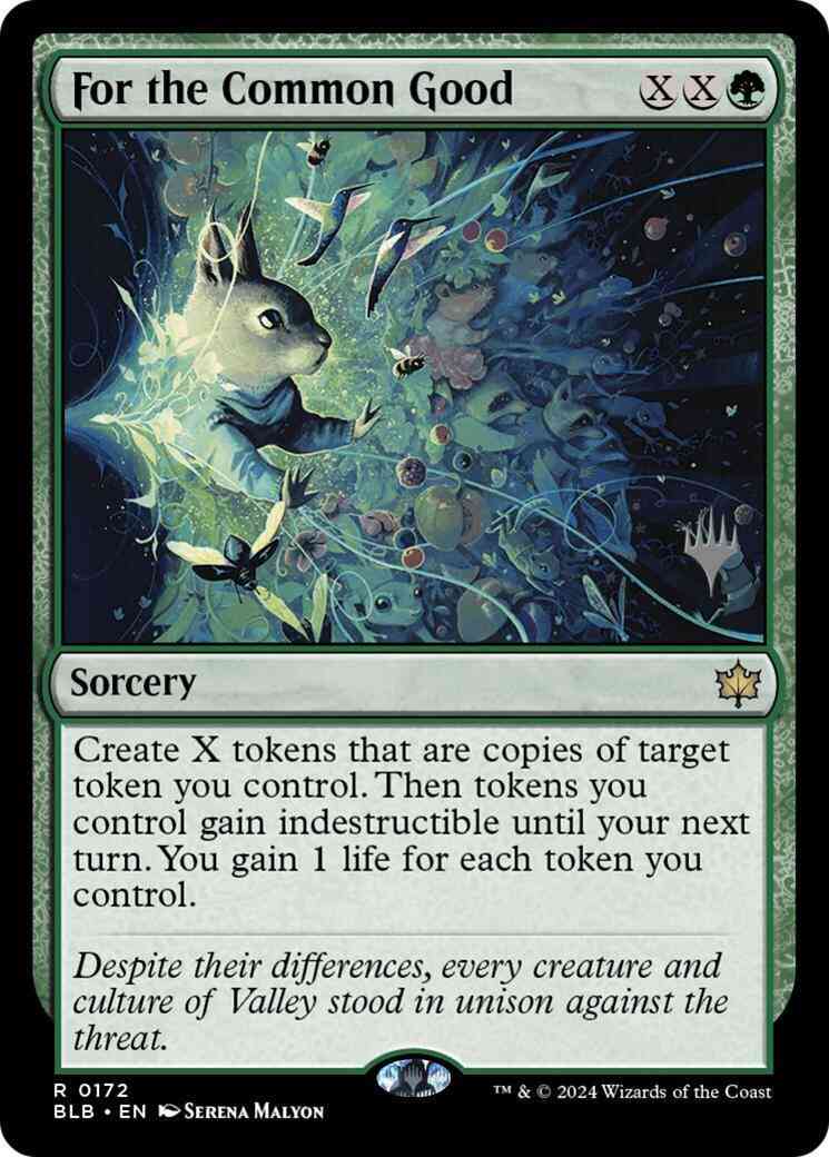 For the Common Good [172p] [Promo Pack] [Bloomburrow: Promos] [Non-Foil]