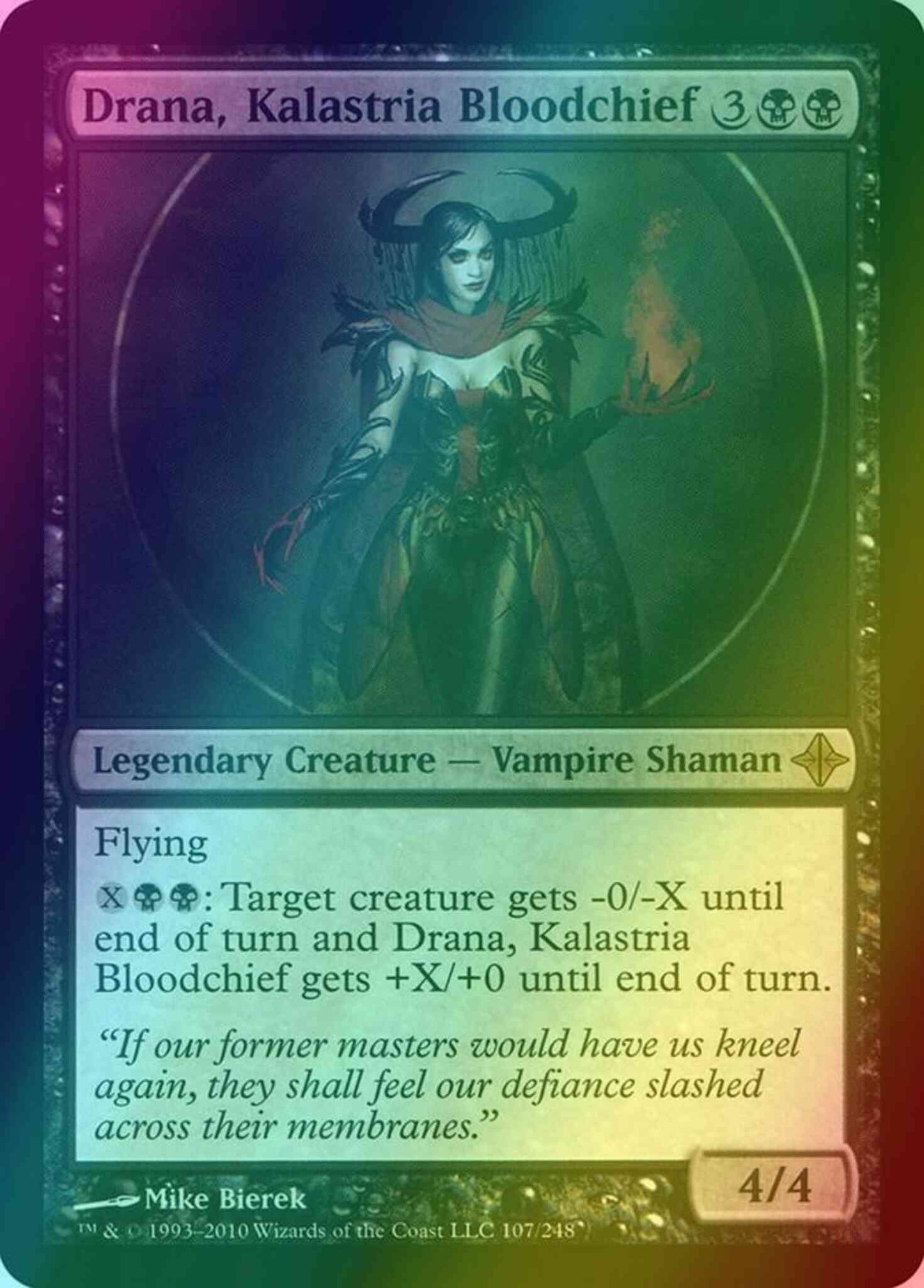 Drana, Kalastria Bloodchief [107] [Rise Of The Eldrazi] [Foil]