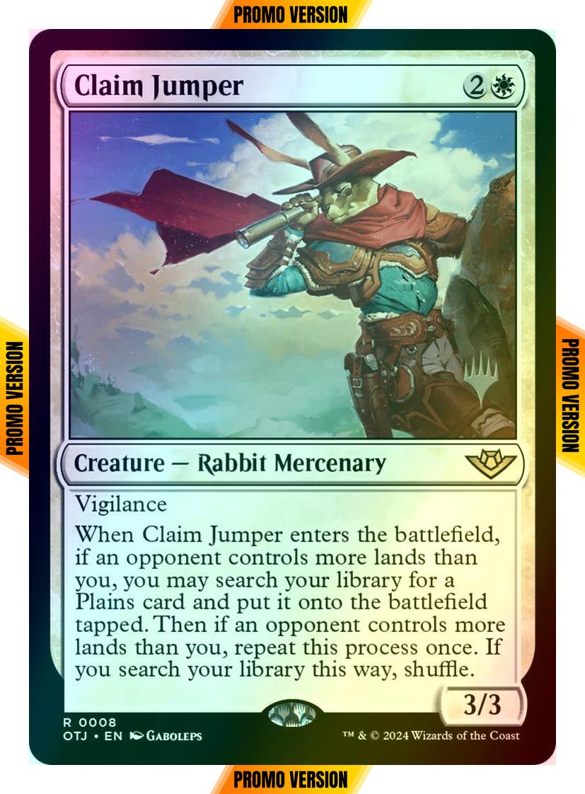 Claim Jumper [8p] [Promo Pack] [Outlaws of Thunder Junction: Promos] [Foil]