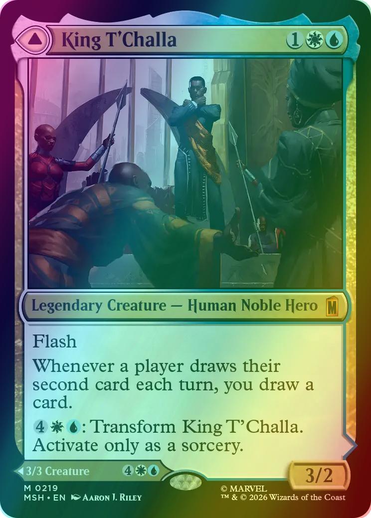 King T'Challa // Black Panther, Hope Enduring [219] [Marvel Super Heroes] [Foil]