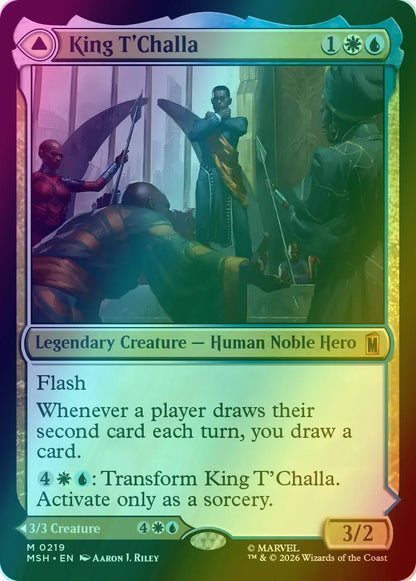 King T'Challa // Black Panther, Hope Enduring [219] [Marvel Super Heroes] [Foil]