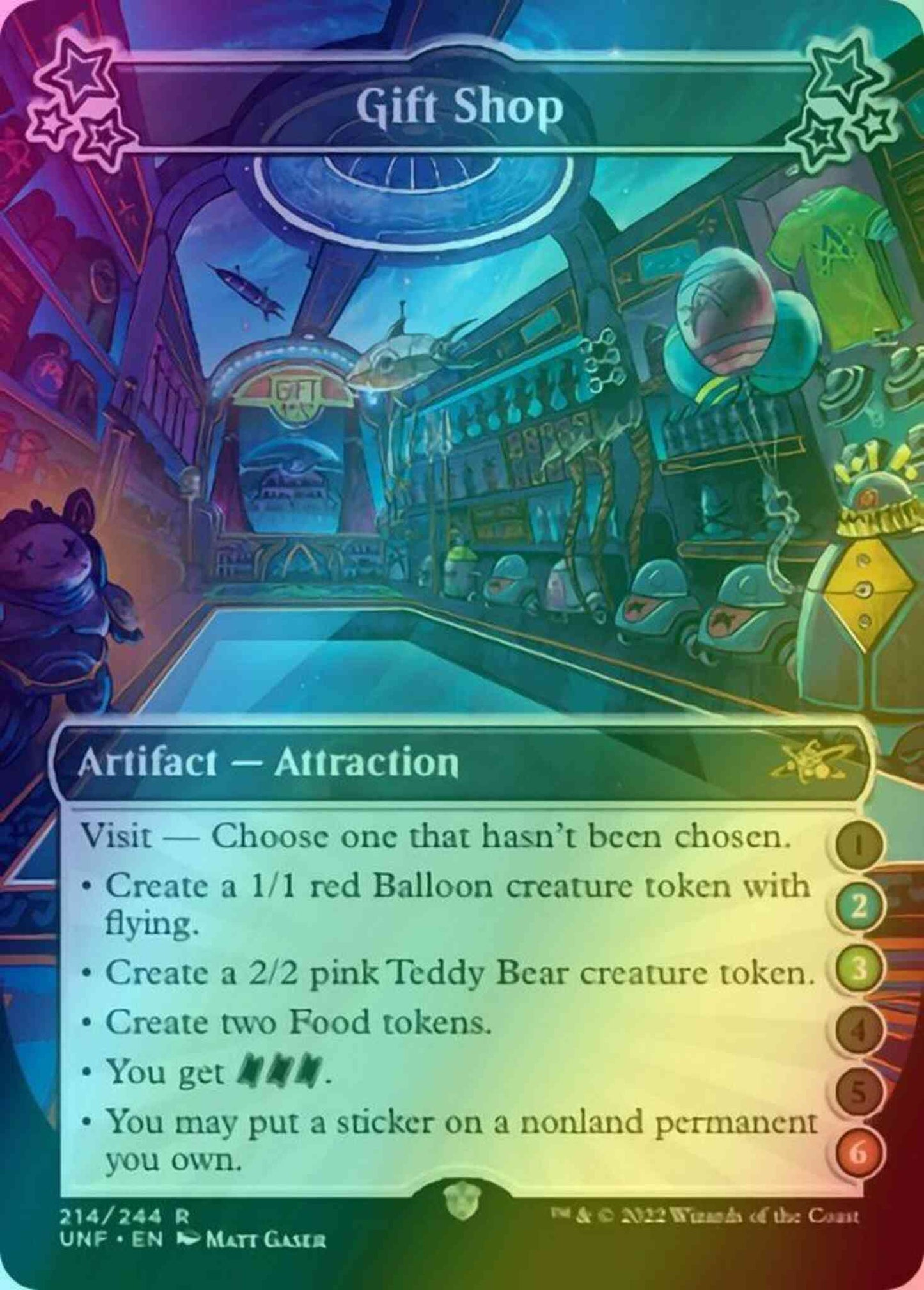 Gift Shop (2/3/6) [214a] [Borderless] [Unfinity] [Foil]