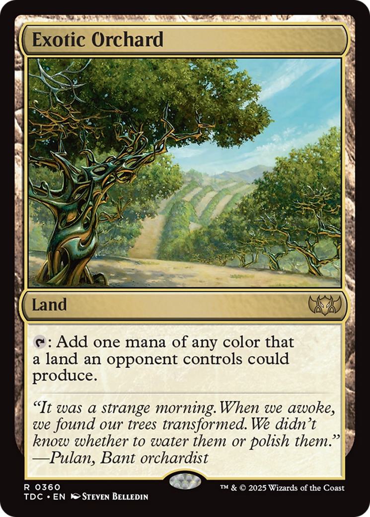 Exotic Orchard [360] [Tarkir: Dragonstorm: Commander] [Non-Foil]