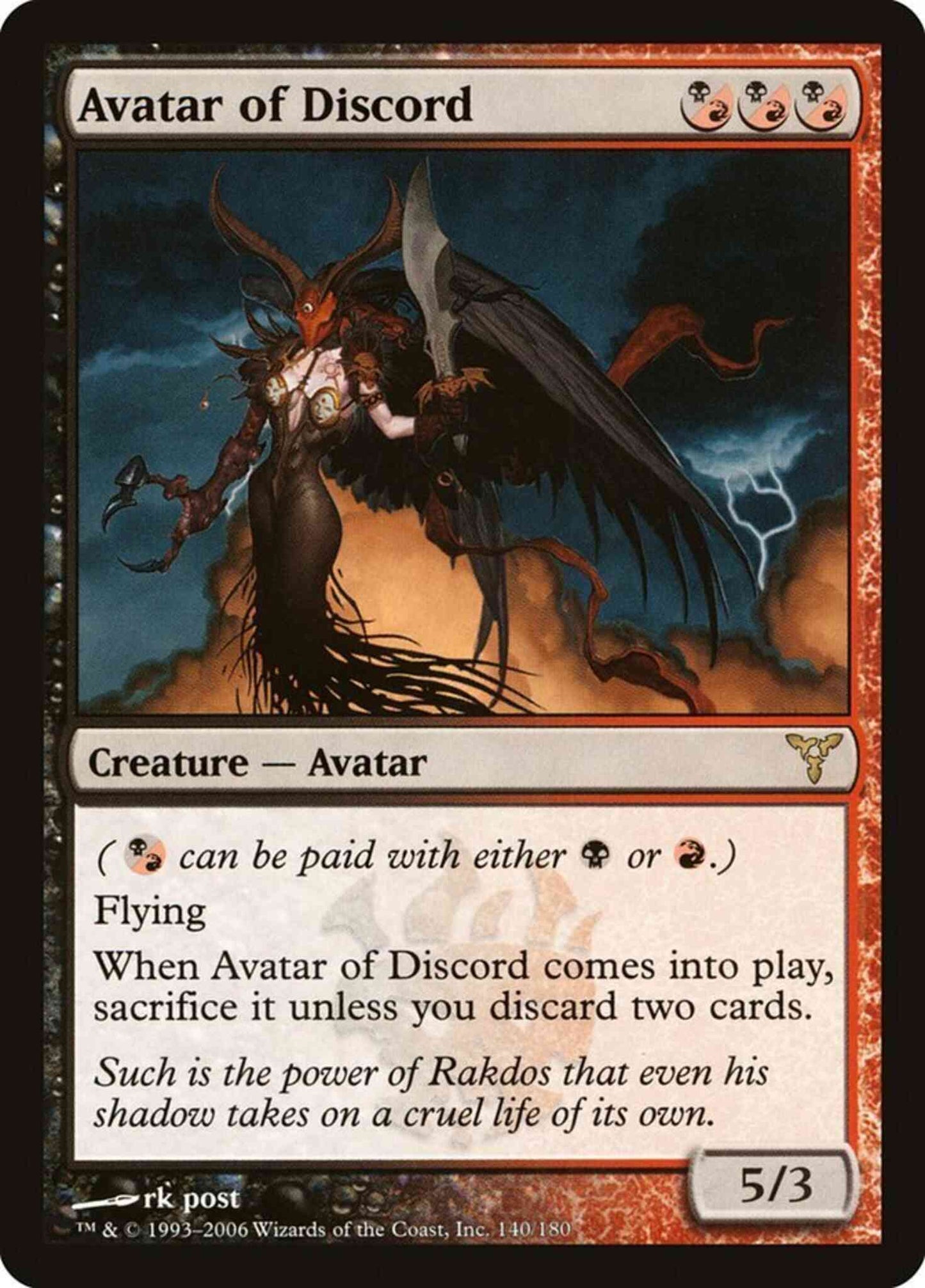 Avatar of Discord [140] [Dissension] [Non-Foil]