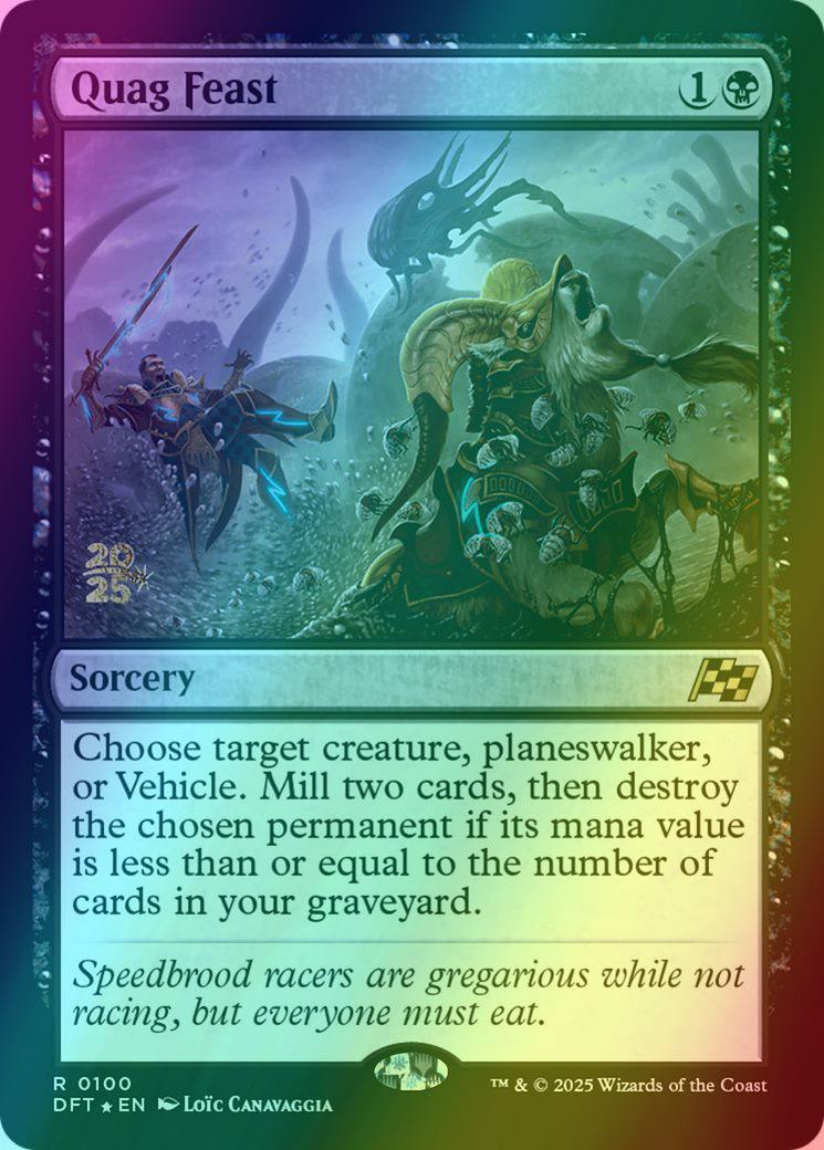 Quag Feast [100s] [Prerelease] [Aetherdrift: Promos] [Foil]