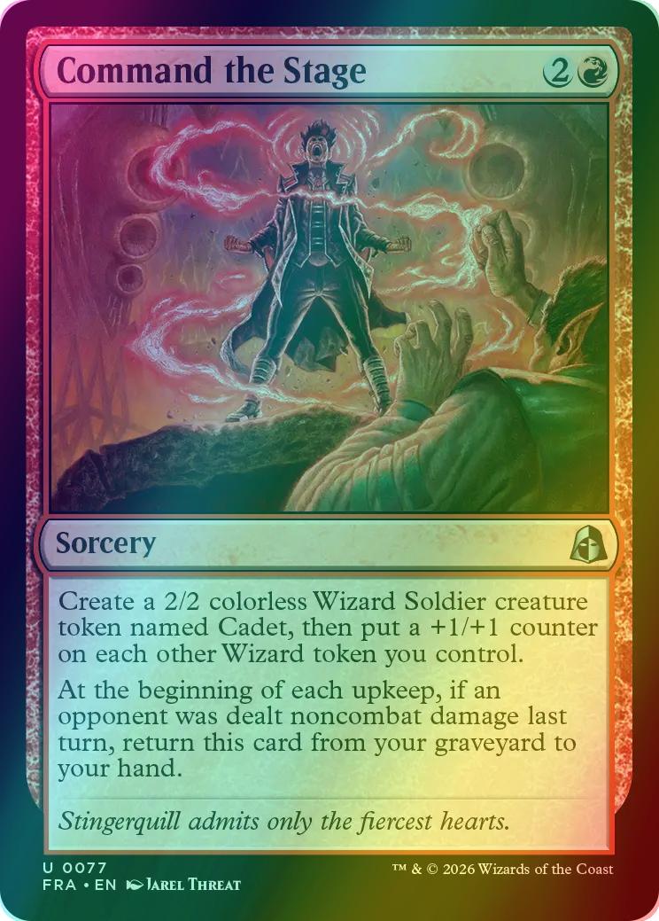 Command the Stage [77] [Reality Fracture] [Foil]