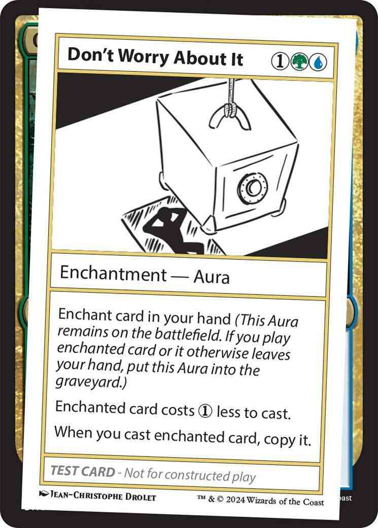 Don't Worry About It [353] [Playtest Card] [Mystery Booster 2] [Non-Foil]