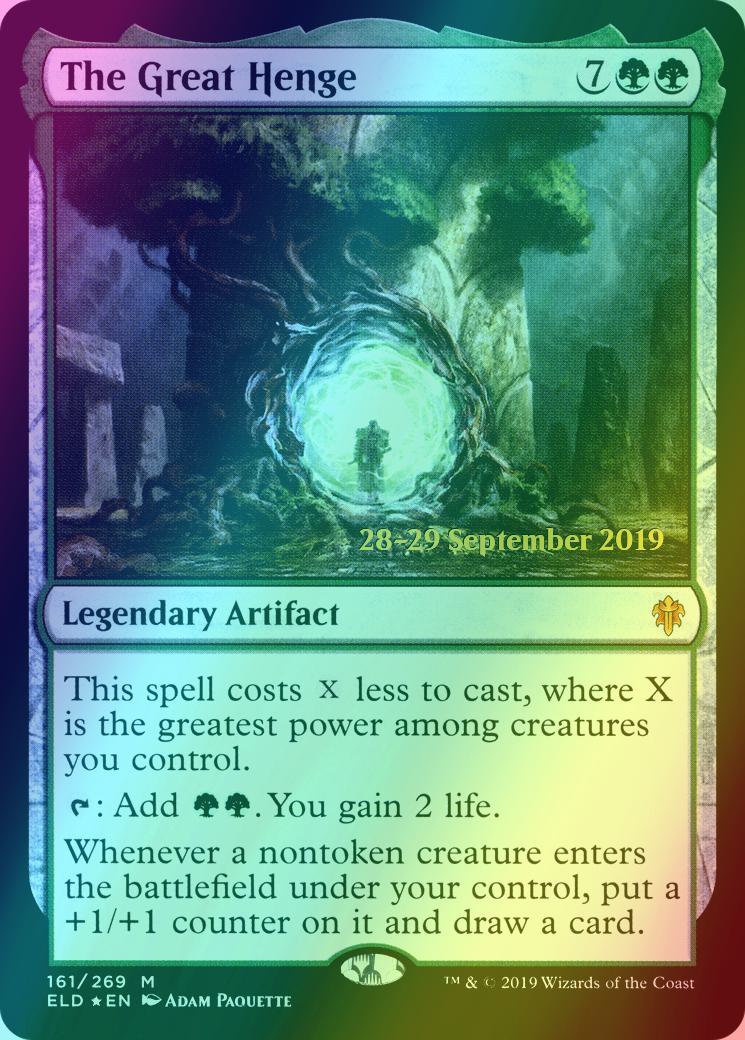 The Great Henge [161s] [Throne of Eldraine Promos] [Foil]
