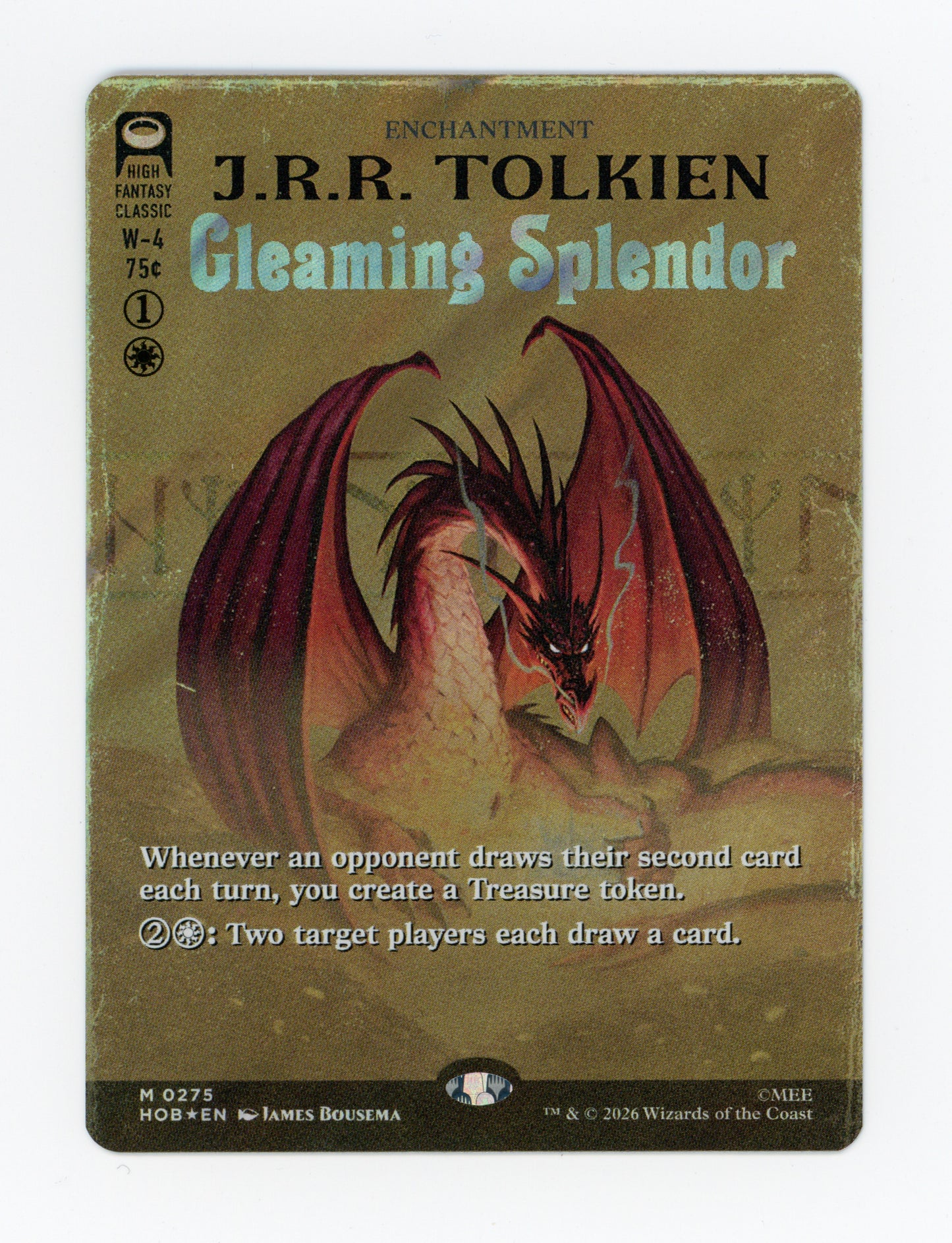 Gleaming Splendor — Borderless|Book Cover|Surge Foil — ID 19889